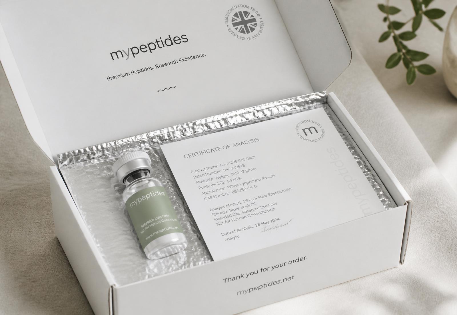 MyPeptides packaged research order